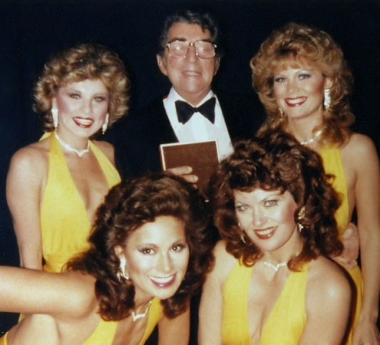 The-Golddiggers-giving-Dean-Martin-a-birthday-present